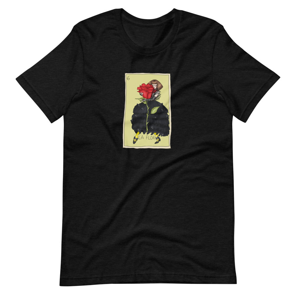 Tee shirt avec une rose hot sale