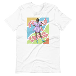 "STRIKE A POSE" Unisex Short Sleeve cotton T-shirt